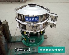 振動(dòng)篩粉機(jī)選型技巧大分析！